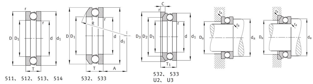 single thrust ball bearing