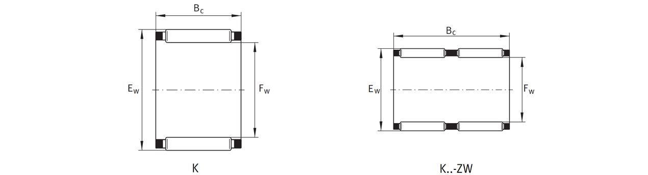 radial needle bearing